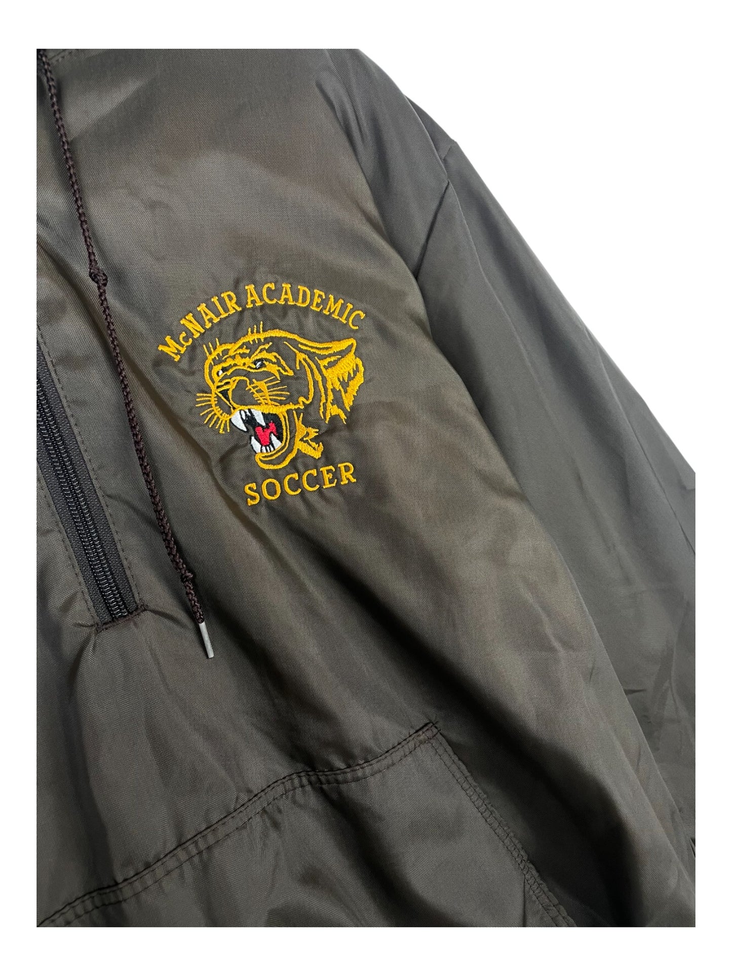 University Windbreaker Brown