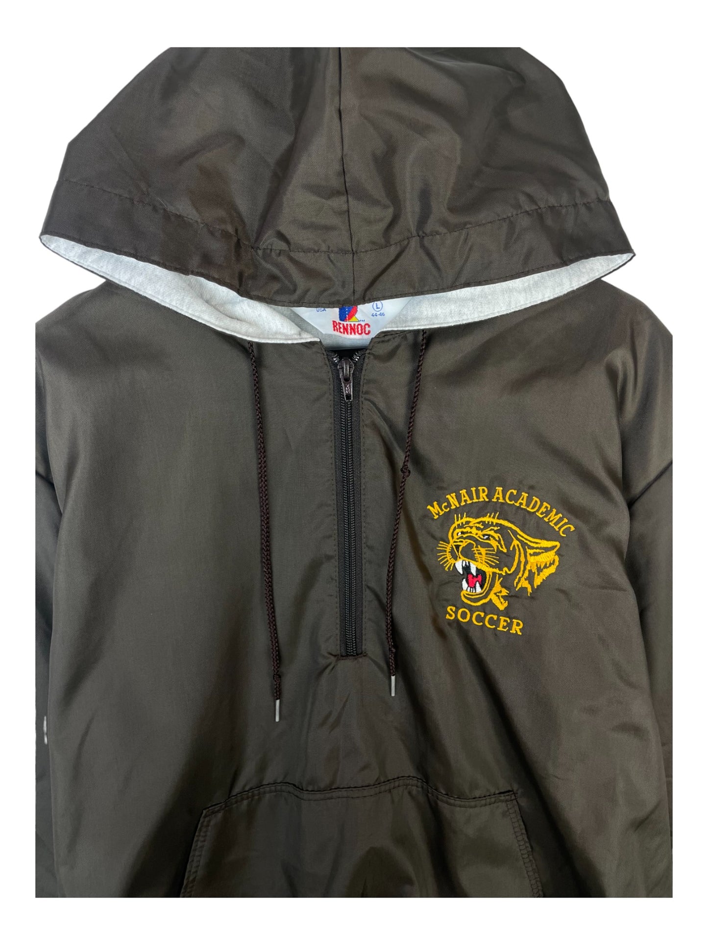 University Windbreaker Brown
