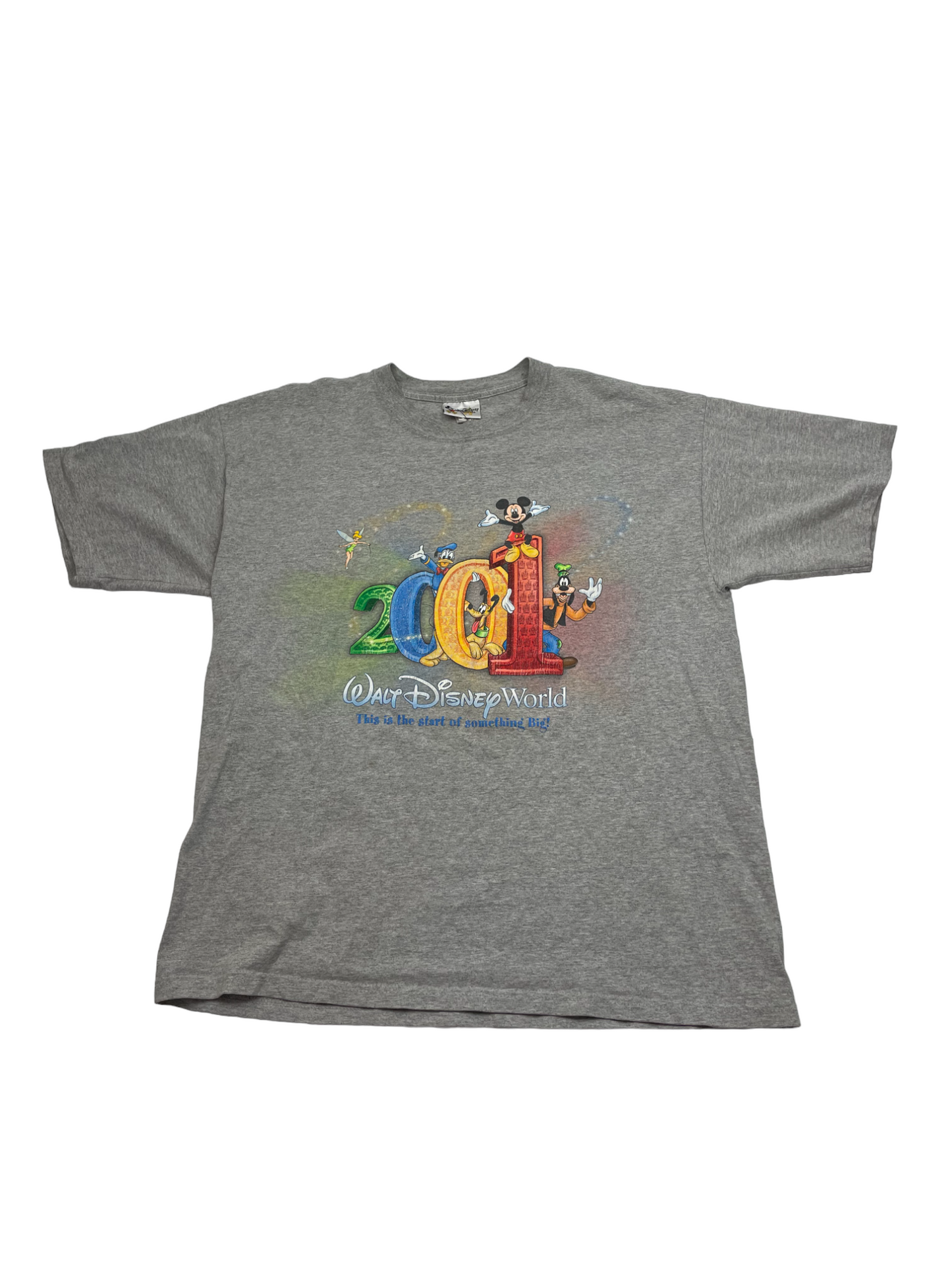 2001 Walt Disney World Grey Tee