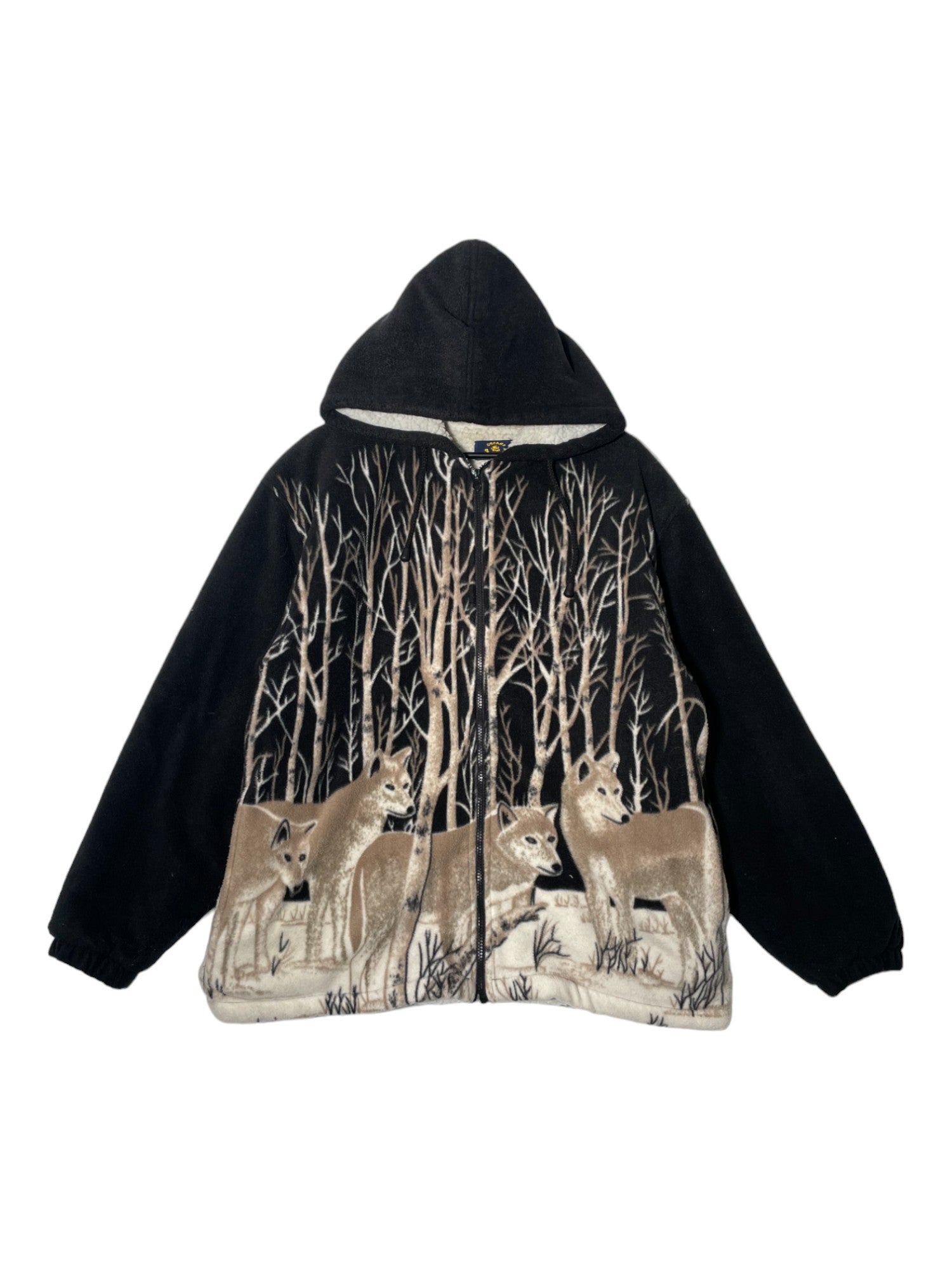 Wolf fleece online hoodie