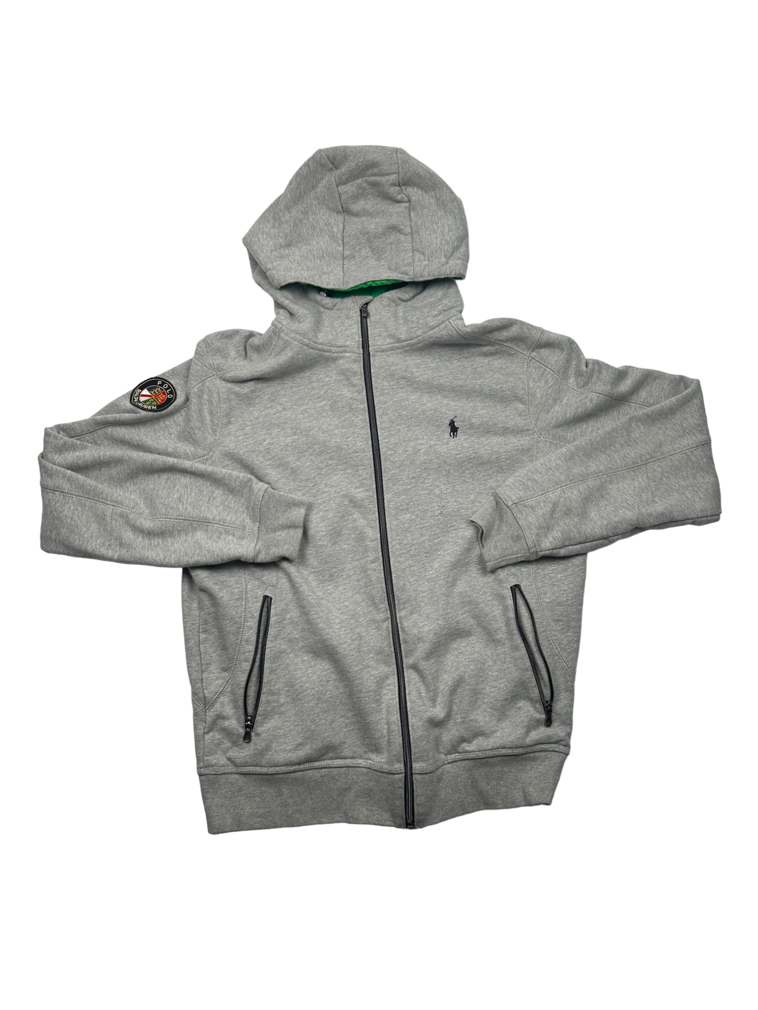 Polo zip-up hoodie