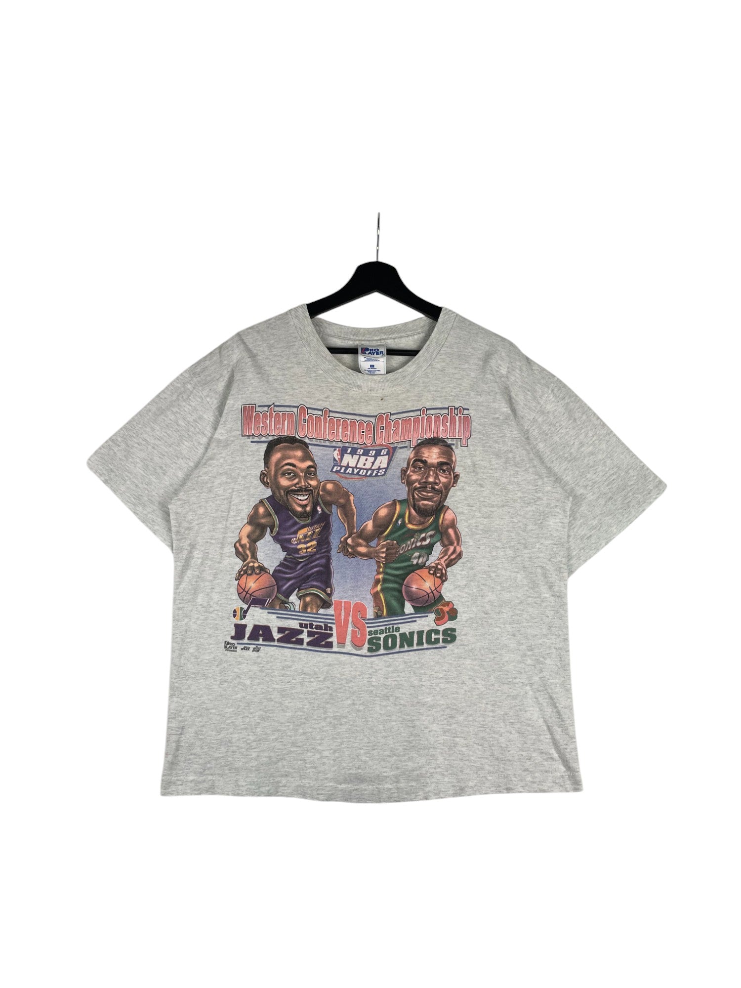 1996 NBA Playoffs Bubblehead T-Shirt