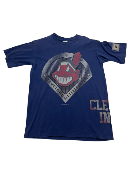 Cleveland Indians Navy Blue Tee