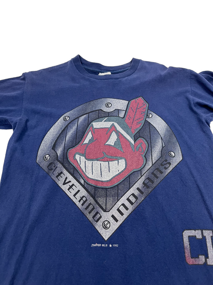 Cleveland Indians Navy Blue Tee