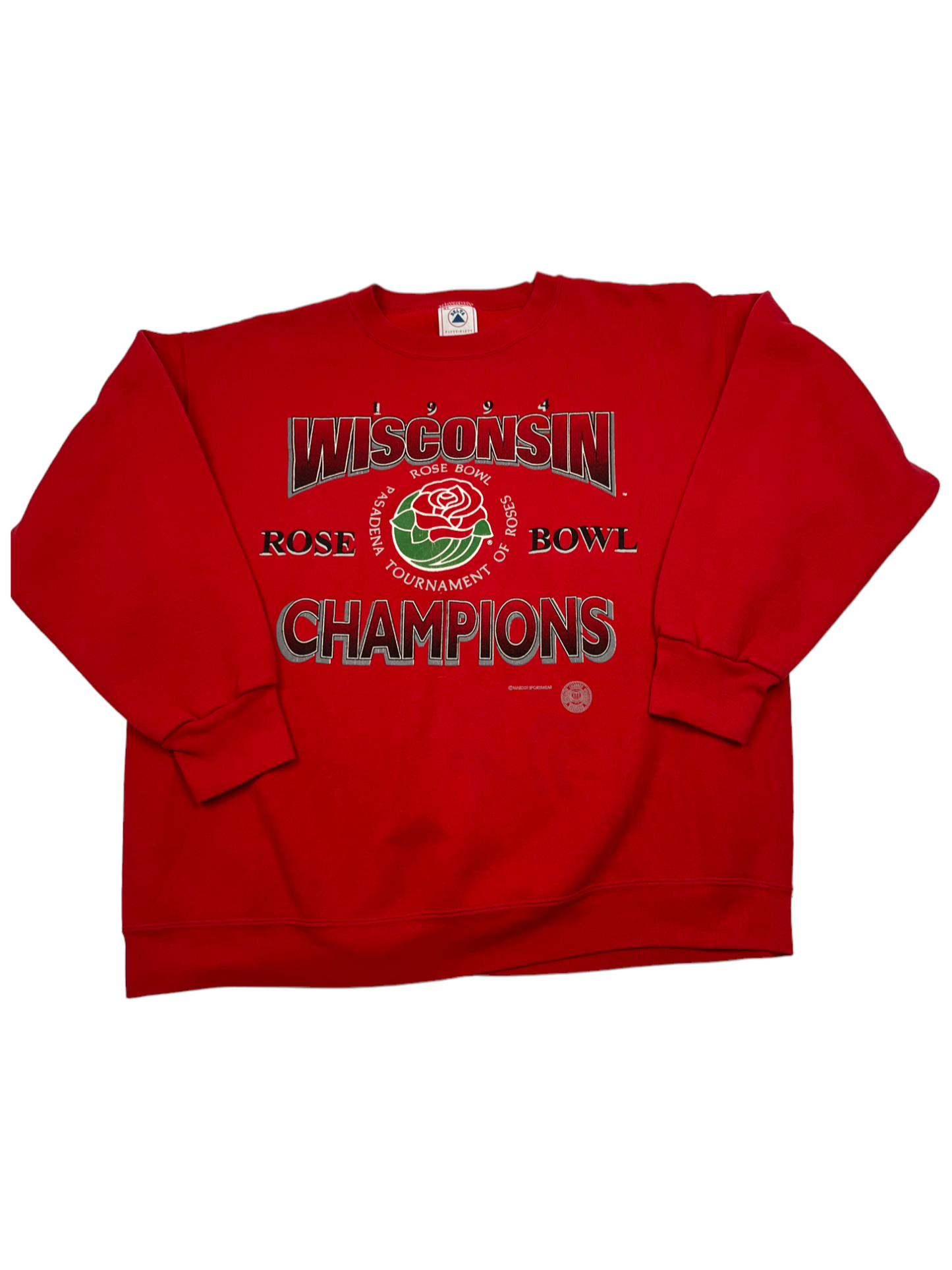 1994 Wisconsin Champions Red Crewneck