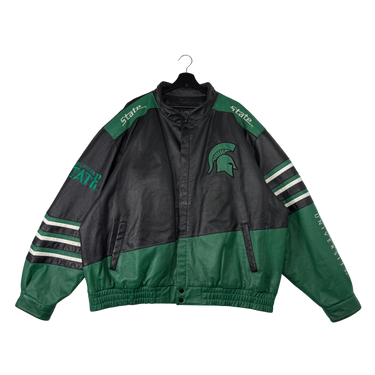 Michigan State Leather Jacket