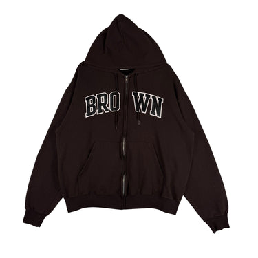 Brown Zip Up