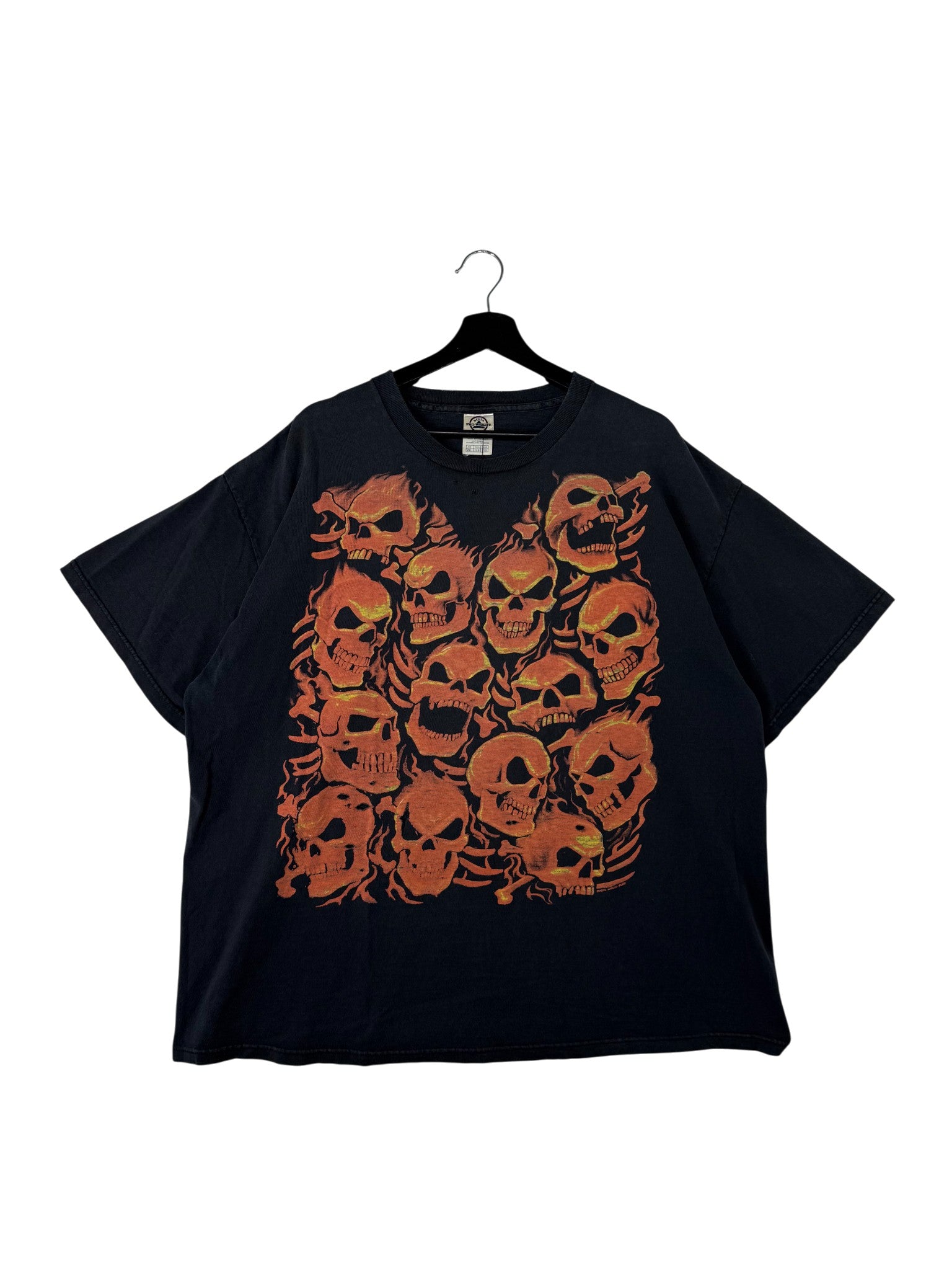 Distressed Y2K Skulls T-Shirt