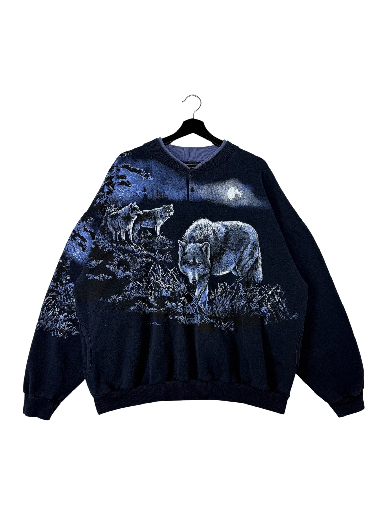All-Over Print Nature Crewneck