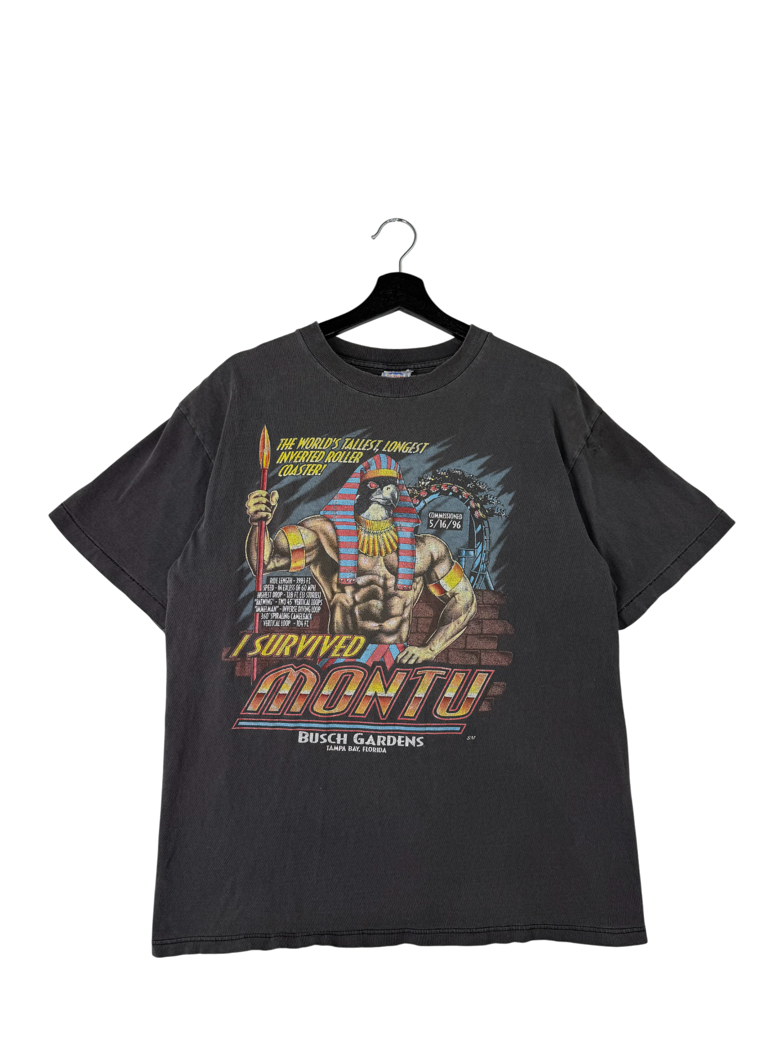 1996 I Survided Montu T-Shirt