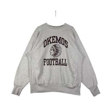 Okemos Reverse Weave Crewneck