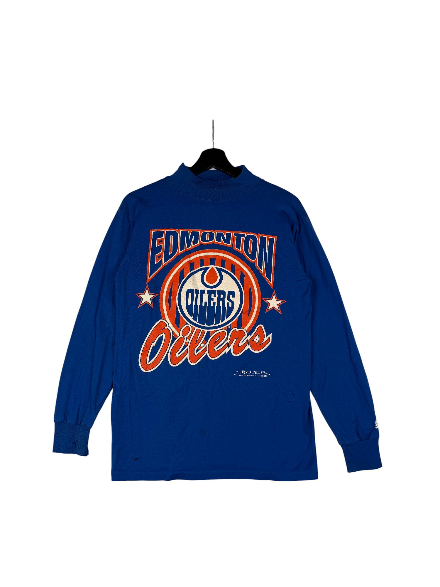 1991 Oilers Starter Turtleneck