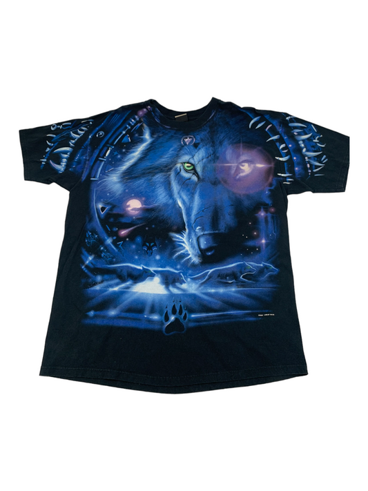 All-Over Print Wolf Blue T-Shirt