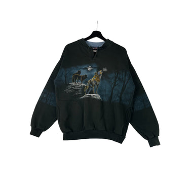 All-Over Print Nature Crewneck