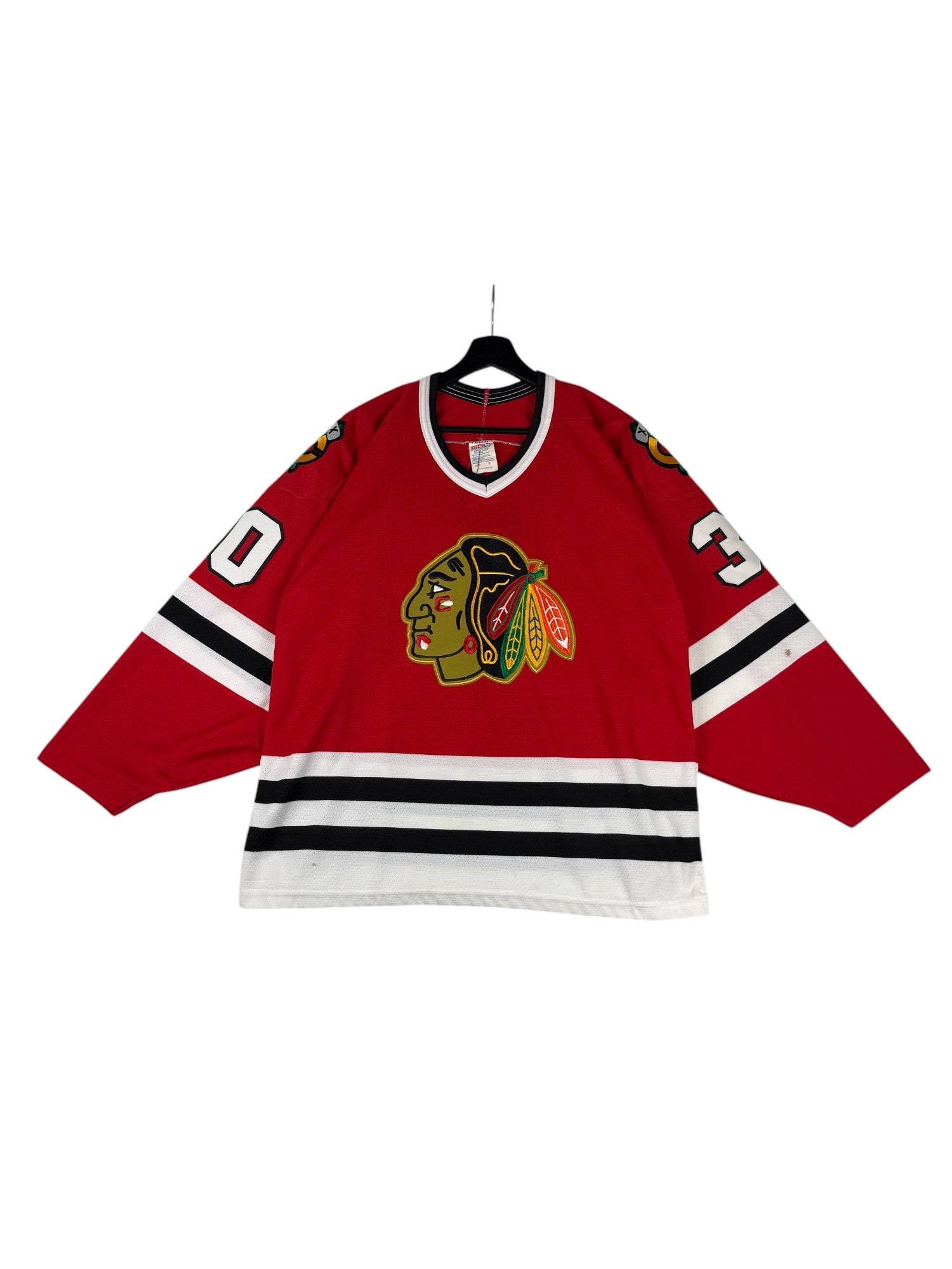 90's Ed Belfour Chicago Black Hawks Jersey