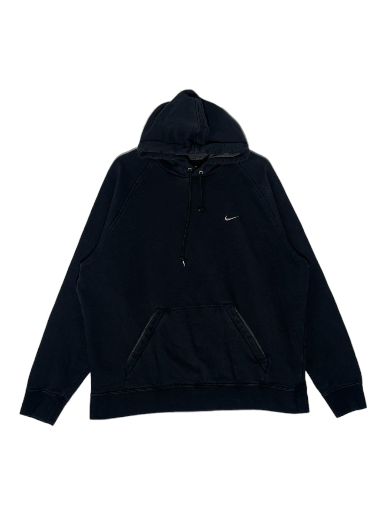 Black nike hoodie online middle swoosh