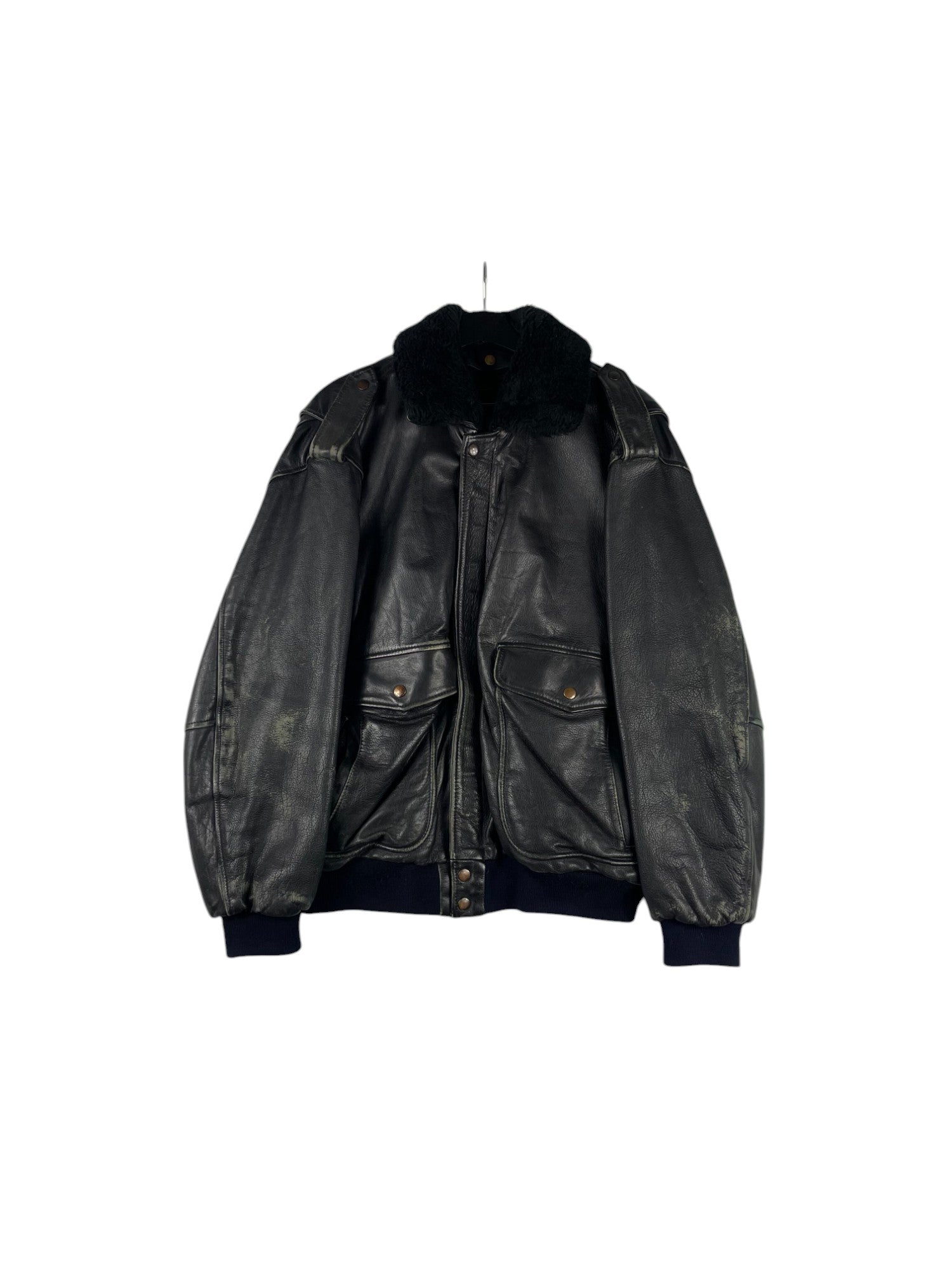 Made in USA Aviator Bomber Jacket