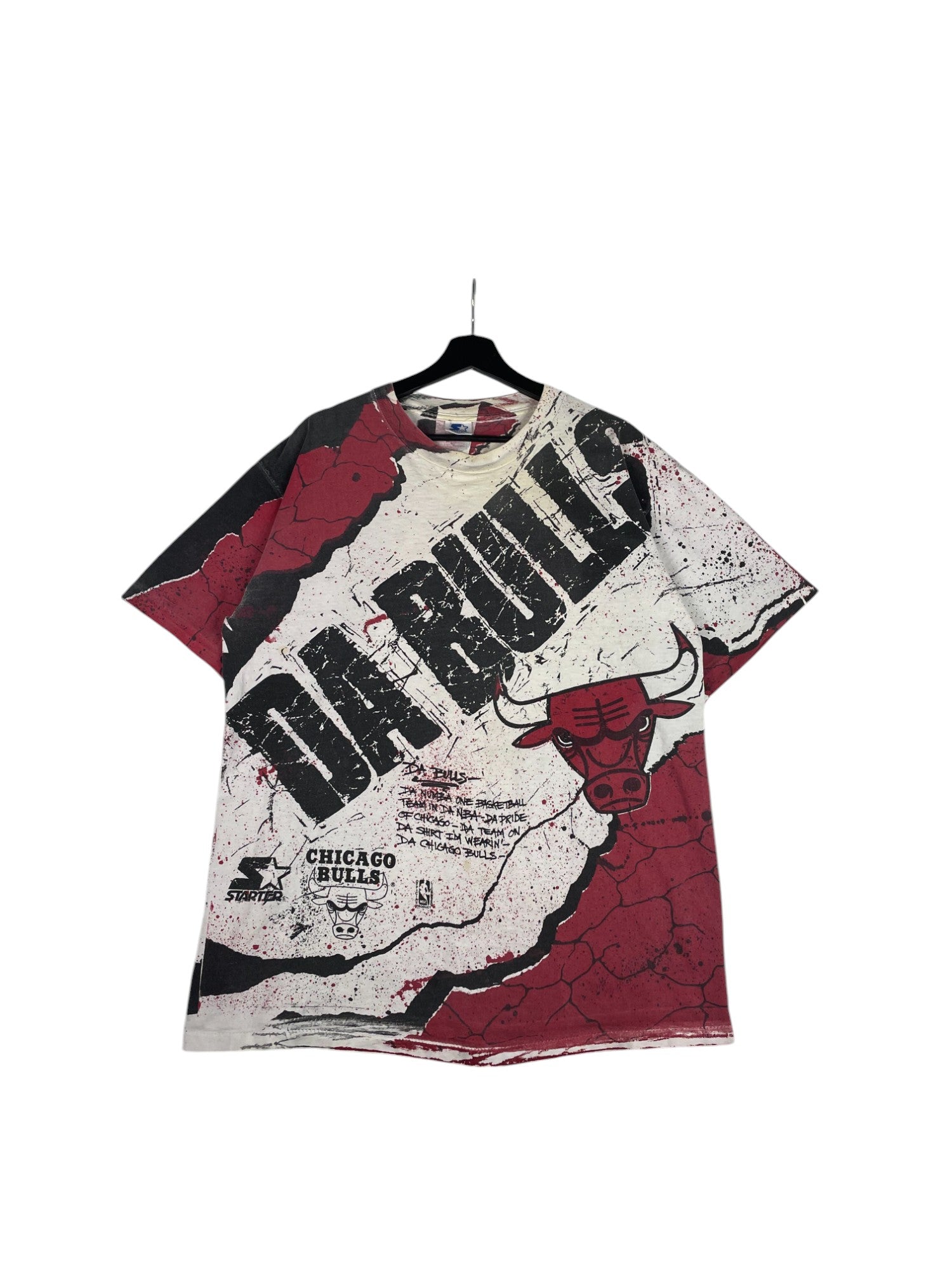 Chicago Bulls All-Over Print Starter T-Shirt