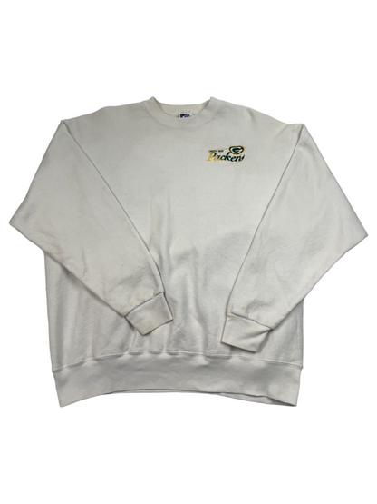 Green Bay Packers White Crewneck