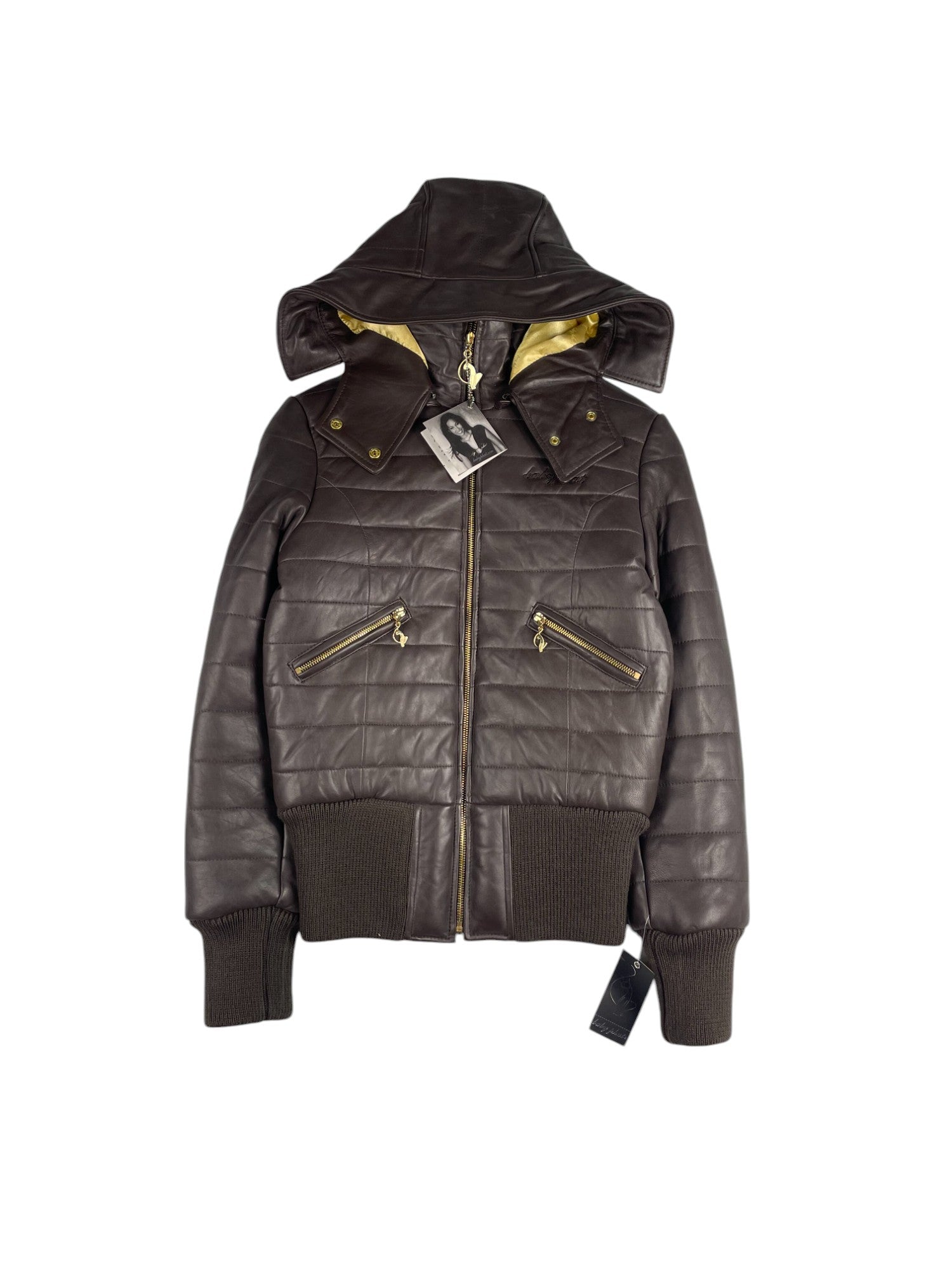 Deadstock Y2K Baby Phat Leather Puffer