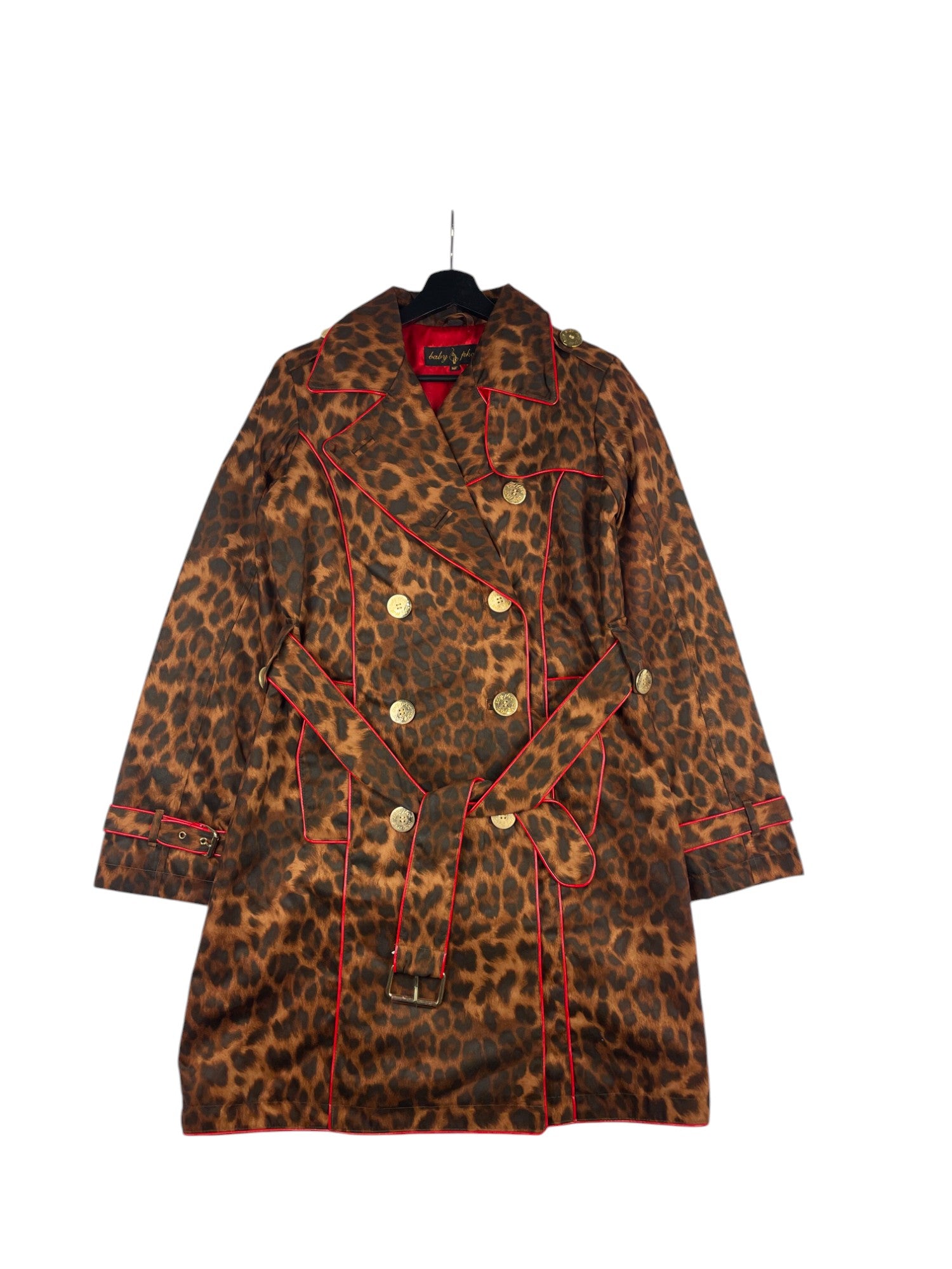 Deadstock Baby Phat Leopard Trenchcoat