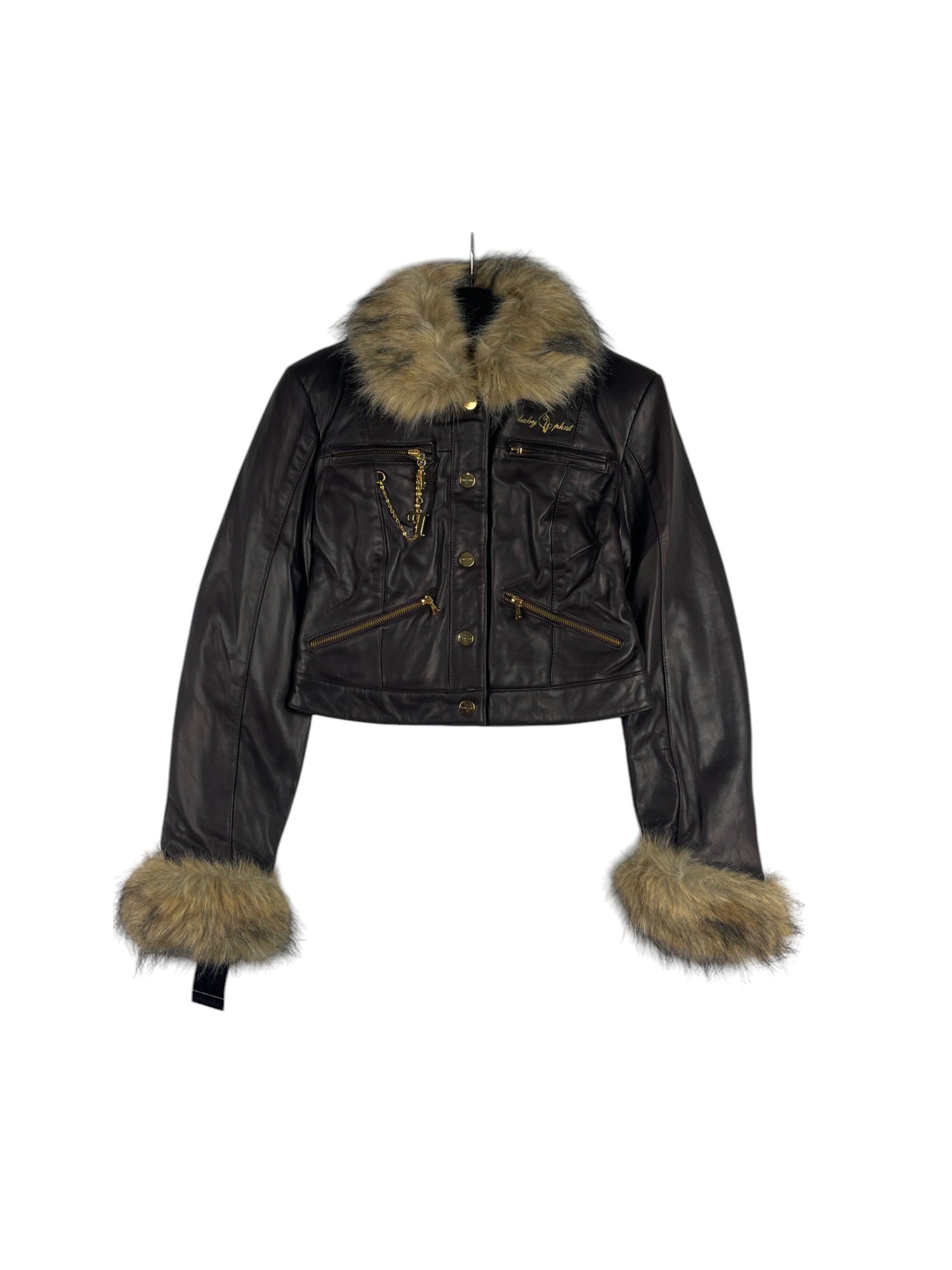 Deadstock Y2K Baby Phat Leather Jacket