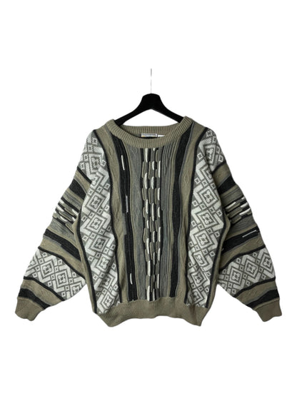 Coogi Style Sweater Beige