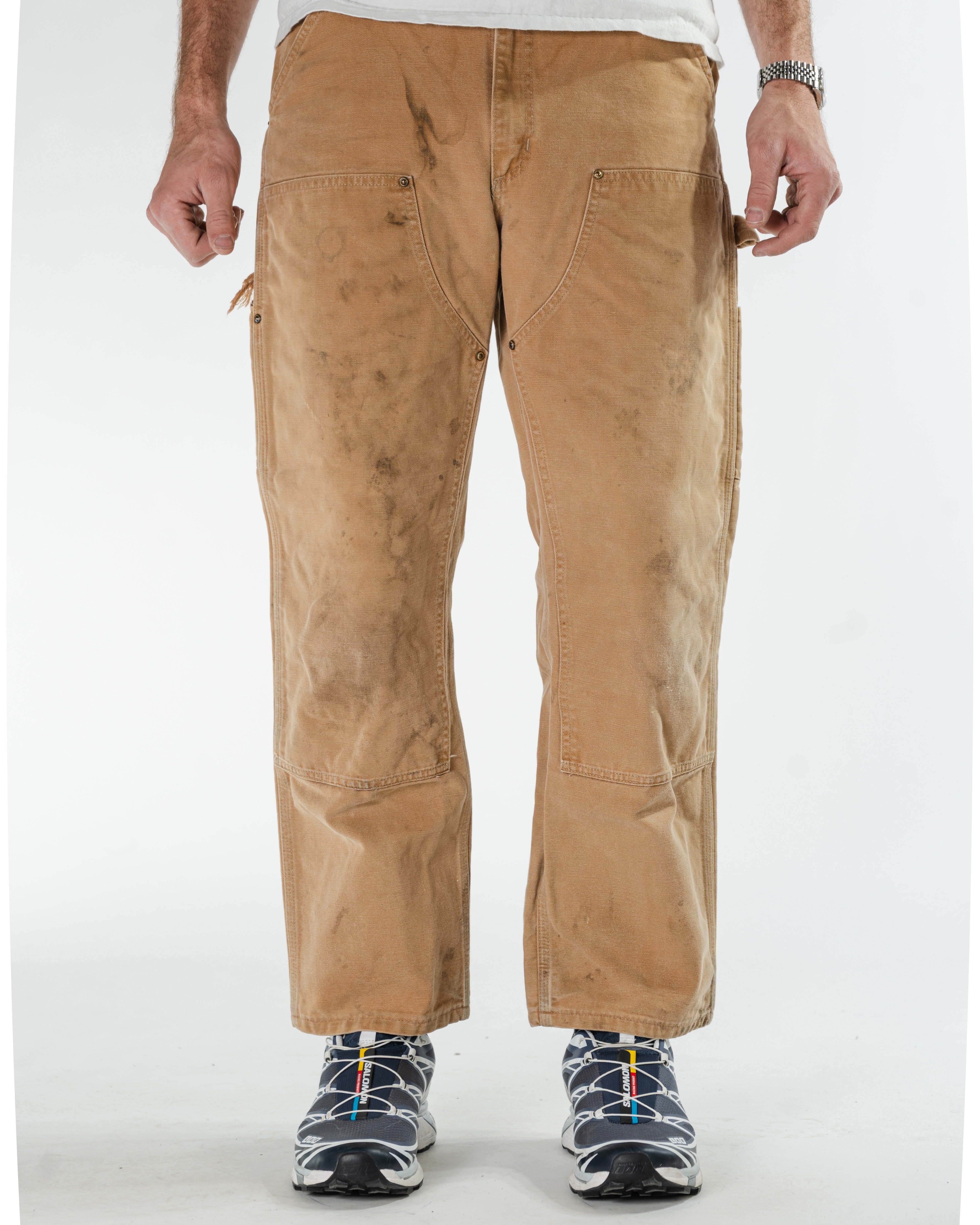 Distressed Carhartt Double-Knee Pants