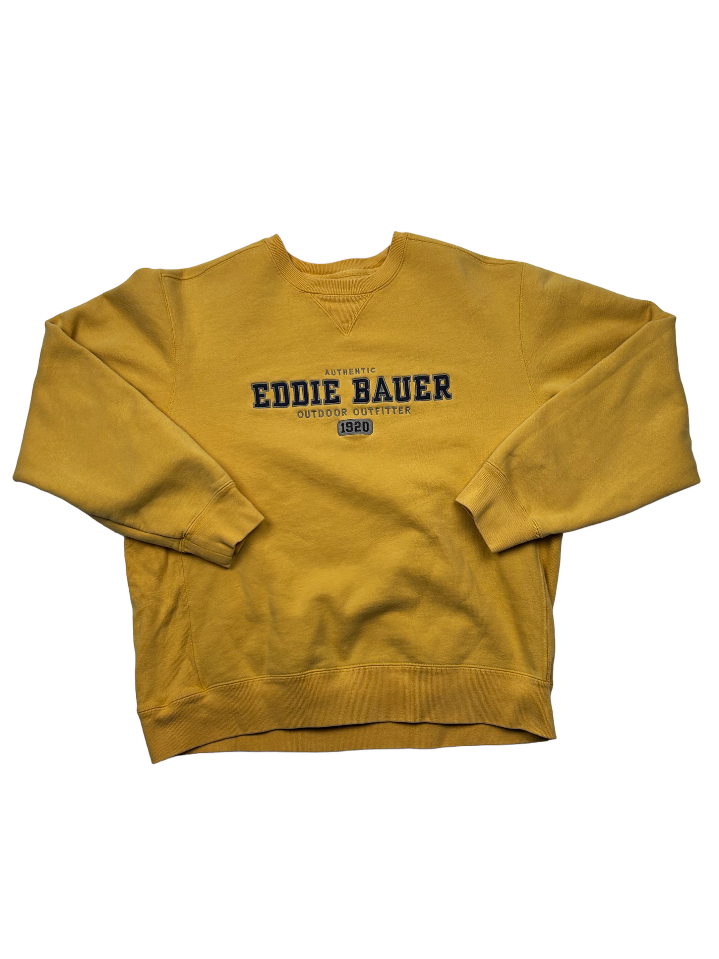 Eddie Bauer Yellow Crewneck