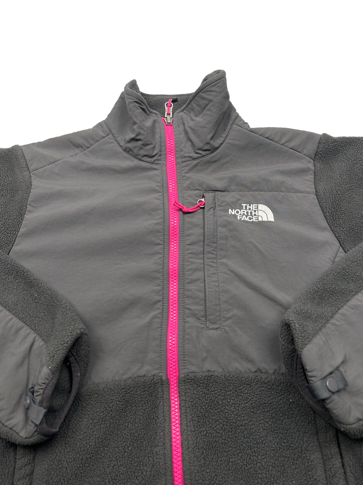The North Face Grey & Pink Fleece