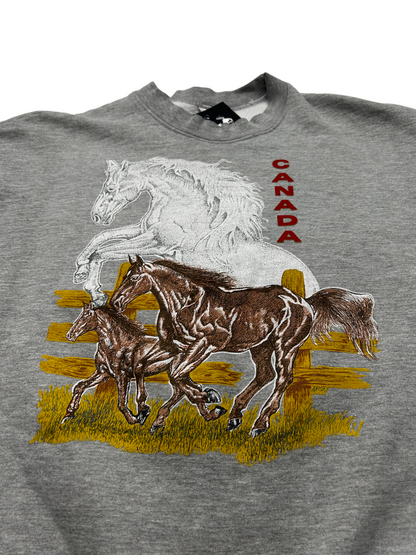 Canada Horses Crewneck