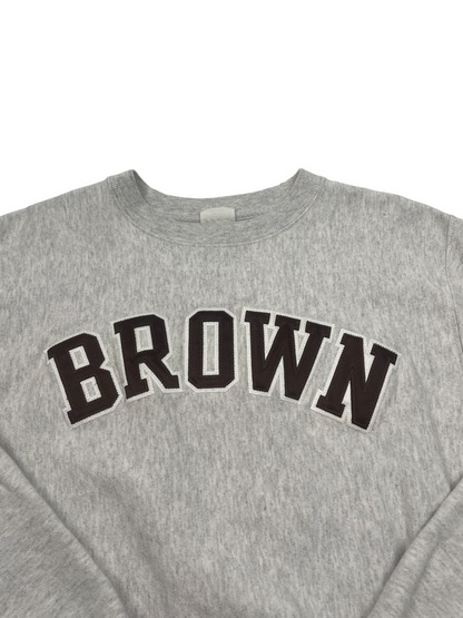 Brown Grey Crewneck