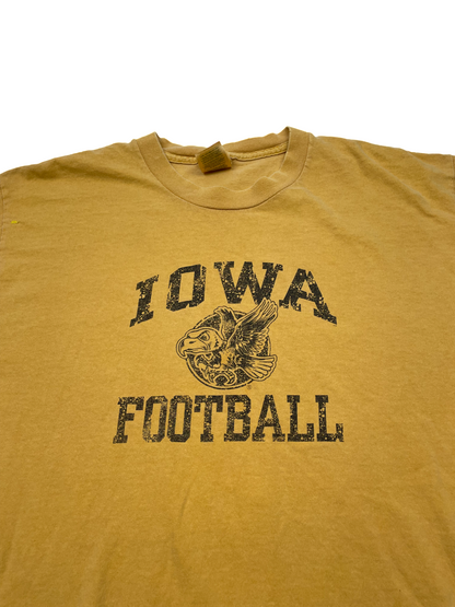 Iowa Yellow Football Tee