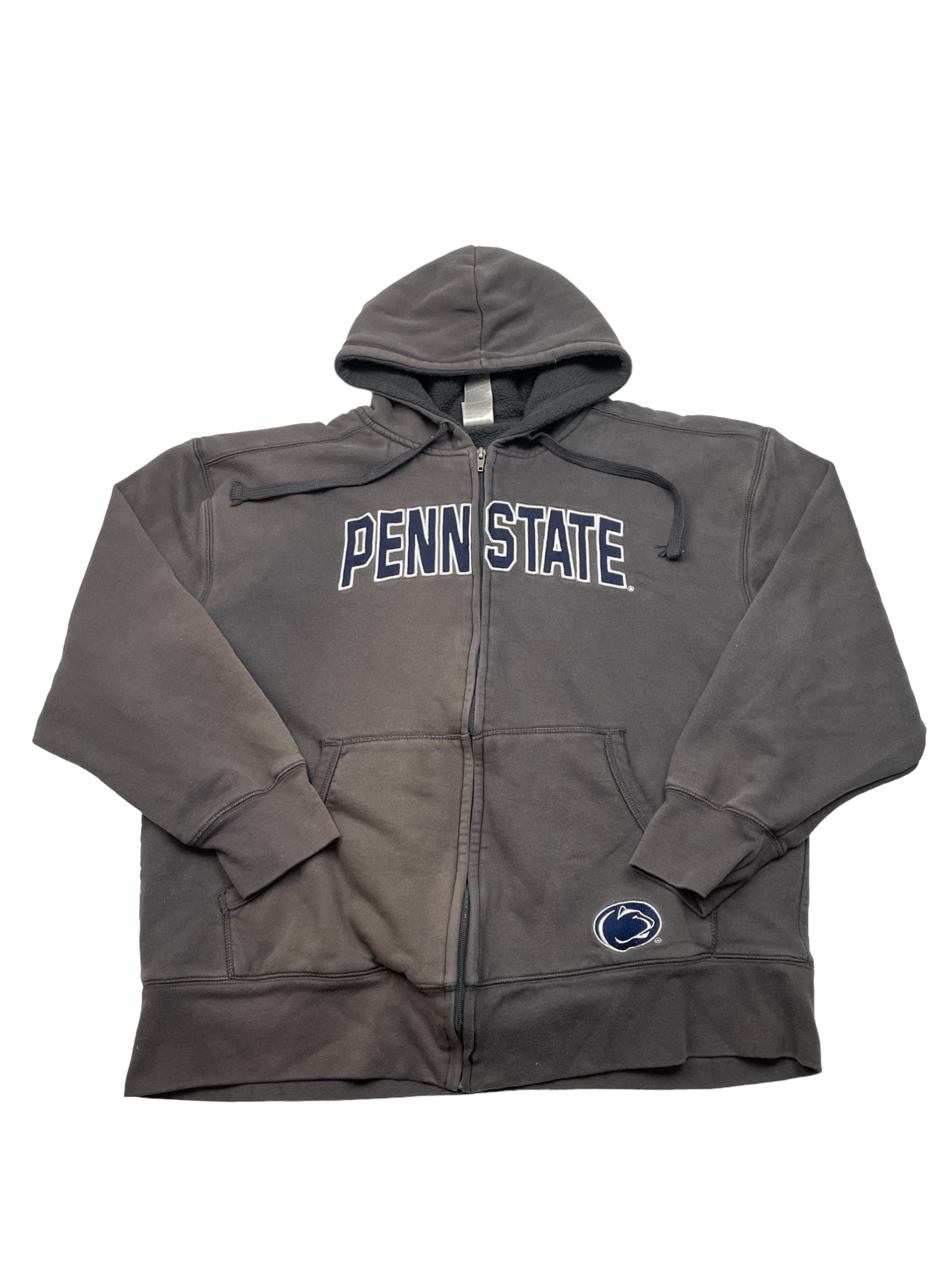 Penn State Grey Hoodie Zip Up