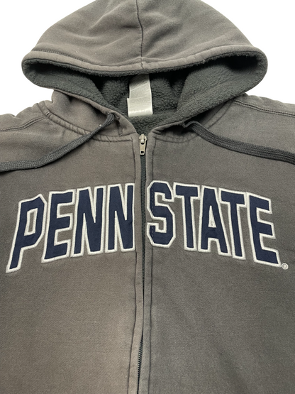 Penn State Grey Hoodie Zip Up