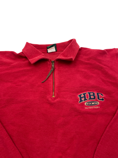 HBC Red Quarter Zip