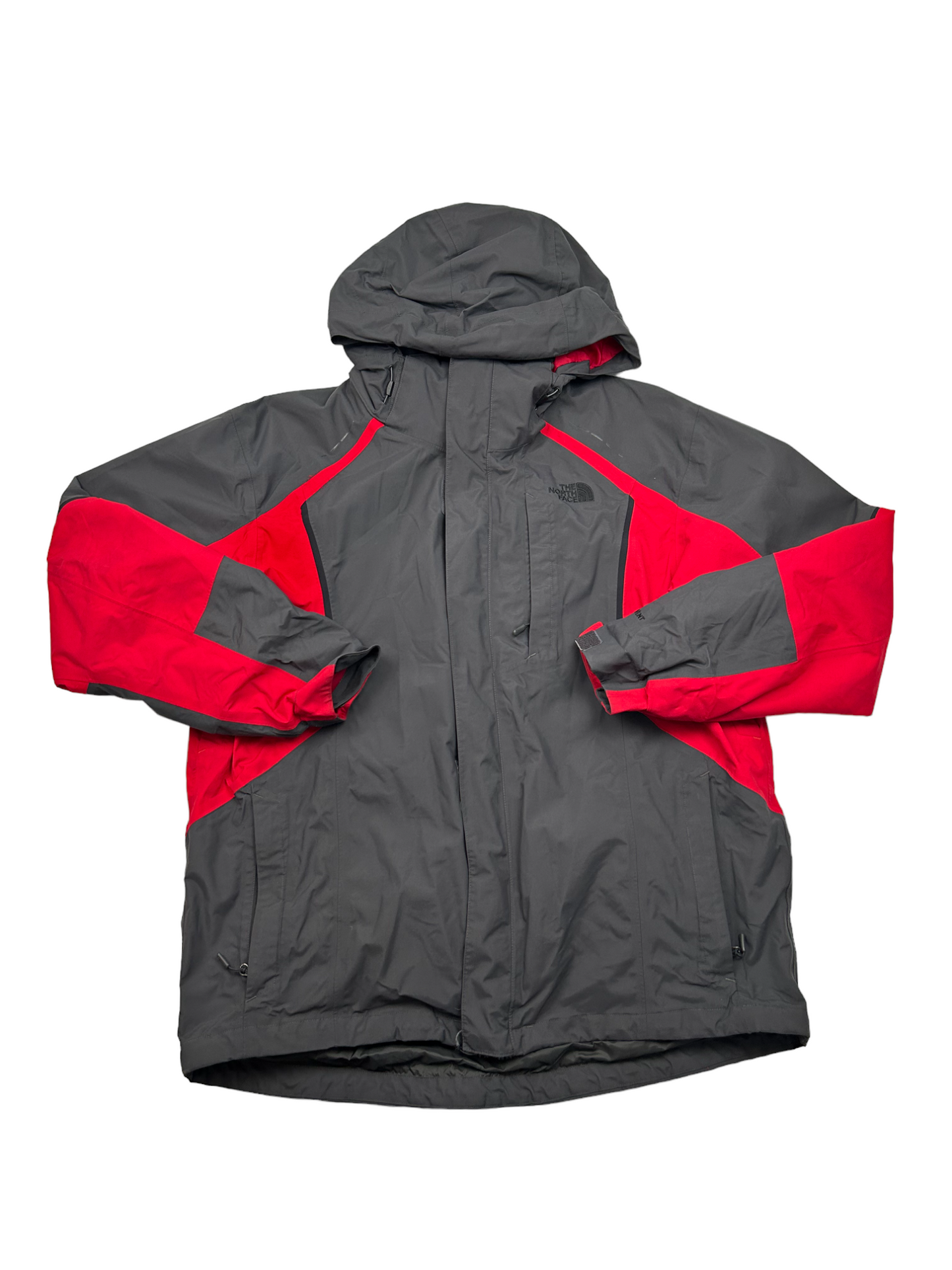 The North Face Grey & Red Jacket