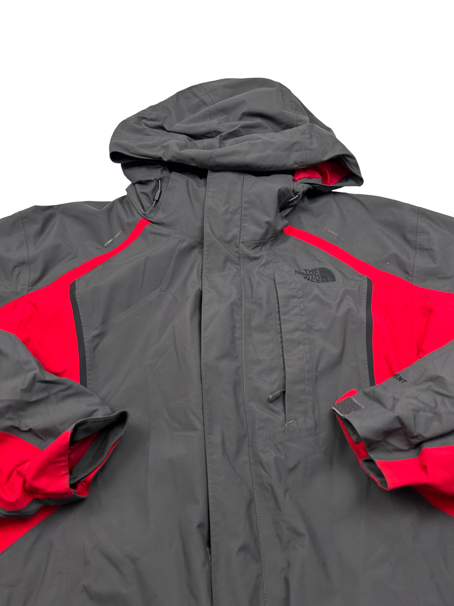 The North Face Grey & Red Jacket