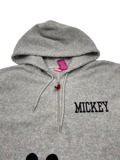 Mickey Grey Fleece Quarter Zip